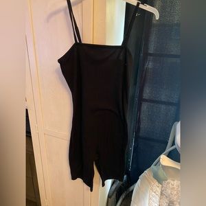 Black bodysuit romper